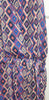 PEPE JEANS Purple Multicolour V Neck Geometric Pattern Sleeveless Jumpsuit M