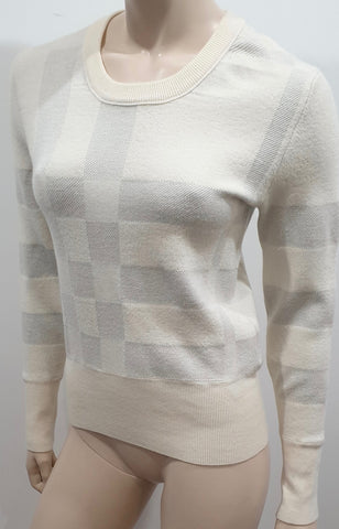 BURBERRY London Red 100% Cotton Knitwear Tank Sleeveless Sweater Top Sz: S