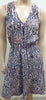 REBECCA TAYLOR Lilac Purple Silk Abstract Print Sleeveless Short Mini Dress 2 UK