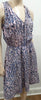 REBECCA TAYLOR Lilac Purple Silk Abstract Print Sleeveless Short Mini Dress 2 UK