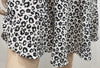 REBECCA TAYLOR White & Black Silk Animal Print Sleeveless Short Mini Dress 2 UK6