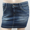 PEPE JEANS Girls BROOKER Blue Cotton Stretch Short Mini Denim Skirt 16Y BNWT