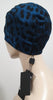 DOLCE & GABBANA Junior Kids Black Blue Animal Wool Fine Knit Beanie Hat BNWT