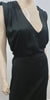 DICTIONARY Women's Black V Neck Sleeveless Tie Waist Short Formal Dress L