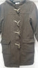 MARIE CHANTAL Junior Boy's Brown Wool Toggle & Zip Fasten Hooded Duffle Coat 8Y