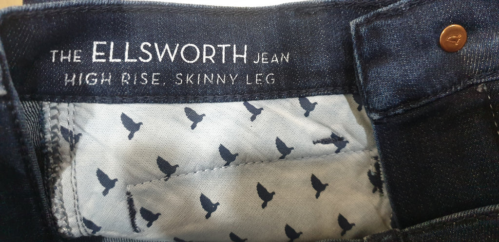 MIH ELLSWORTH Blue Cotton Stretch High Rise Skinny Leg Jeans Pants 24 BNWT