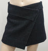 ISABEL MARANT ETOILE Charcoal Grey Wool Blend Wrap Short Mini Skirt FR40 UK12