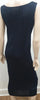 PLEATS PLEASE ISSEY MIYAKE Navy Blue Pleated Sleeveless Midi Dress 2 UK10/12