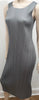 PLEATS PLEASE ISSEY MIYAKE Silver Grey Pleated Sleeveless Midi Dress 3 UK12