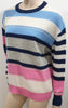 360 CASHMERE TRILOGY Multi Colour Metallic Stripe Knitwear Jumper Sweater Top M