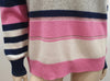 360 CASHMERE TRILOGY Multi Colour Metallic Stripe Knitwear Jumper Sweater Top M