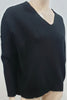 ALL SAINTS Black Wool Blend V Neck Long Batwing Sleeve Jumper Sweater Top M