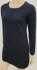 CRUMPET Blue & Black Cashmere Animal Print Long Length Jumper Sweater Top S