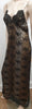 VERDE VERONICA Silver Beige Leopard Black Lace Nightdress Slip Dress UK14 BNWT