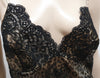 VERDE VERONICA Silver Beige Leopard Black Lace Nightdress Slip Dress UK14 BNWT