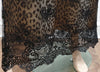 VERDE VERONICA Silver Beige Leopard Black Lace Nightdress Slip Dress UK14 BNWT