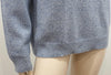 MALO Blue & White 100% Cashmere V Neck Long Sleeve Jumper Sweater IT48 UK16