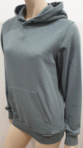 THEORY Navy Blue & White Silk Fine Pinstripe Long Sleeve Blouse Shirt Top S/P