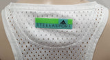 STELLA SPORT ADIDAS White Multi Colour Climalite Activewear Gym Tank Vest Top M