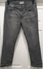 CURRENT ELLIOTT Grey Straight Leg Crop Capri Fray Hem Jeans Trousers Pants Sz:28