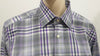 ETRO MILANO Menswear Purple & Black Checked Casual Shirt Top Sz:41