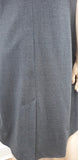 TOAST Women's Grey Wool Stretch Collared Sleeveless Lined Shirt Coat Dress UK12