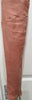 BALMAIN PARIS Pale Pink Skinny Lambskin Leather Biker Trousers Pants 38 UK10