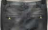 BALMAIN PARIS Grey Cotton Blend Skinny Denim Biker Jeans Trousers Pants 40 UK12