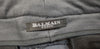 BALMAIN PARIS Grey Cotton Blend Skinny Denim Biker Jeans Trousers Pants 40 UK12