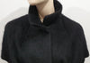 AMANDA WAKELEY Black Angora Blend Belted Short Sleeve Lined Jacket Coat UK10