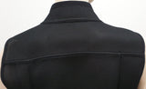 MARITHE FRANCOIS GIRBAUD Black Sleeveless Structured Mesh Gilet Jacket Top L