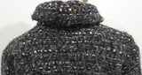 ISABEL MARANT ETOILE Grey Multi Colour Wool Chunky Bobbled Knit Cardigan 1; S