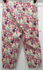 BLUMARINE Multicolour Cotton Stretch Floral Print Crop Capri Trousers Pants UK12