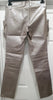 JITROIS Silver Metallic Leather Stretch Pleated Slim Fit Trousers Pants 40 UK10
