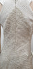 THEYSKENS THEORY Cream & Silver Textured Fabric Short Length Mini Dress 4 UK8