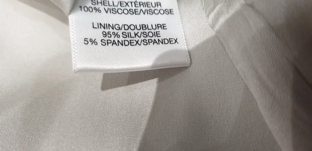 HELMUT LANG White Multi Colour Printed Sleeveless Silk Lined Summer Dress UK 10