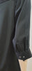 THEORY Black Silk Elasticated Wide Neck Off Shoulder 3/4 Sleeve Blouse Tunic Top
