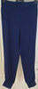 TWINSET MILANO Royal Blue Elastic Hemline Crop Capri Trousers Pants IT42 UK10