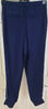 TWINSET MILANO Royal Blue Elastic Hemline Crop Capri Trousers Pants IT42 UK10