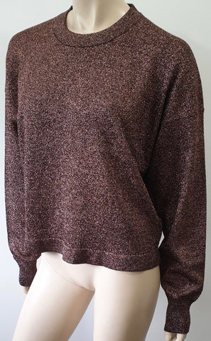 ISABEL MARANT White Collared Stitch Detail Long Sleeve Semi Sheer Blouse Shirt S