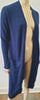 THEORY Blue 100% Cashmere Long Length Open Front Knitwear Cardigan S