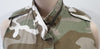 CLUB MONACO Green Brown White Cotton Sleeveless Camo Camouflage Gilet Jacket