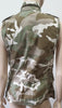 CLUB MONACO Green Brown White Cotton Sleeveless Camo Camouflage Gilet Jacket