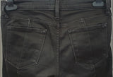 FRAME Charcoal Grey SKINNY BIKER Capri Faded Distressed Denim Jeans Pants 26