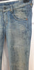 DIESEL Pale Blue CLUSH Cotton Blend Distressed Faded Slim Skinny Jeans W27 L30