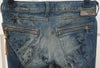 DIESEL Pale Blue CLUSH Cotton Blend Distressed Faded Slim Skinny Jeans W27 L30