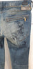 DIESEL Pale Blue CLUSH Cotton Blend Distressed Faded Slim Skinny Jeans W27 L30