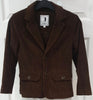 JACADI PARIS Junior Boy's Brown Cotton Cord Corduroy Casual Blazer Jacket 8Y
