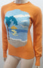 N PEAL By DRUMOHR SCOTLAND Designer Orange 100% Cashmere Jumper Sweater Top XS