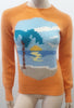 N PEAL By DRUMOHR SCOTLAND Designer Orange 100% Cashmere Jumper Sweater Top XS